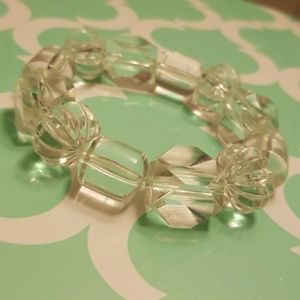 Clear acrylic bracelet